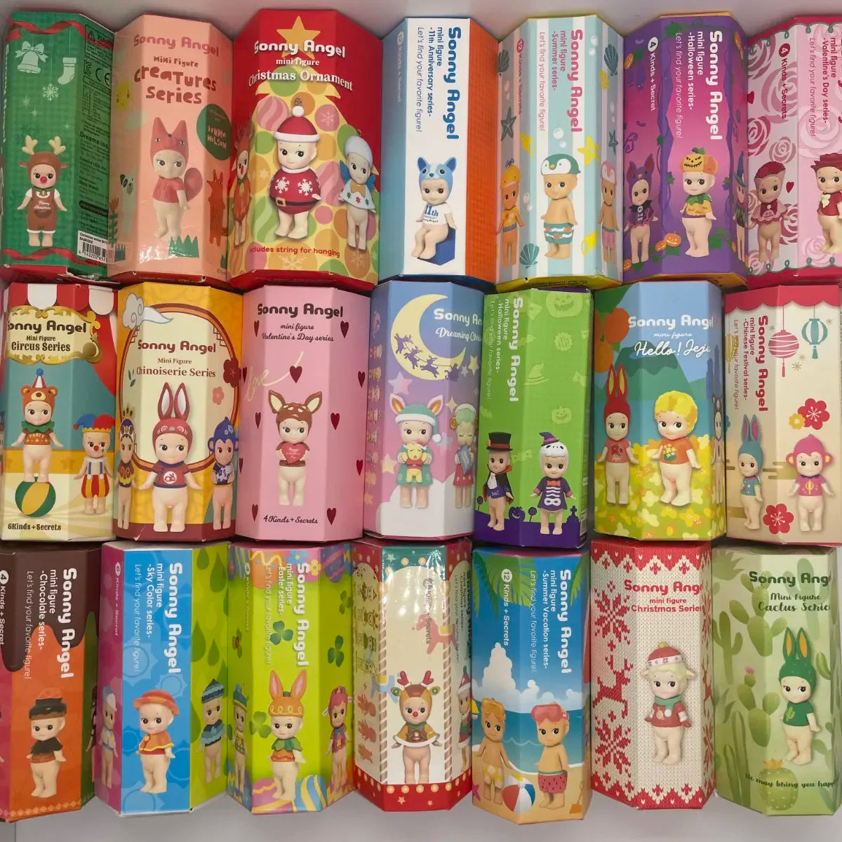 Sonny Angel Random Mystery Box Birthday Cake Halloween Christmas Collection Fashion Play Blind Box Decorative Gifts