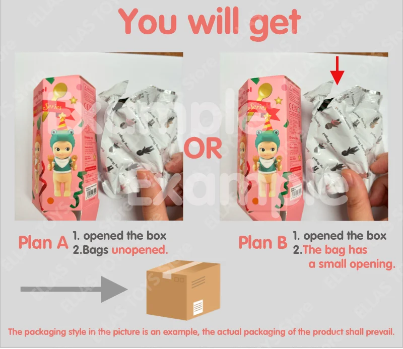 Sonny Angel Random Mystery Box Birthday Cake Halloween Christmas Collection Fashion Play Blind Box Decorative Gifts