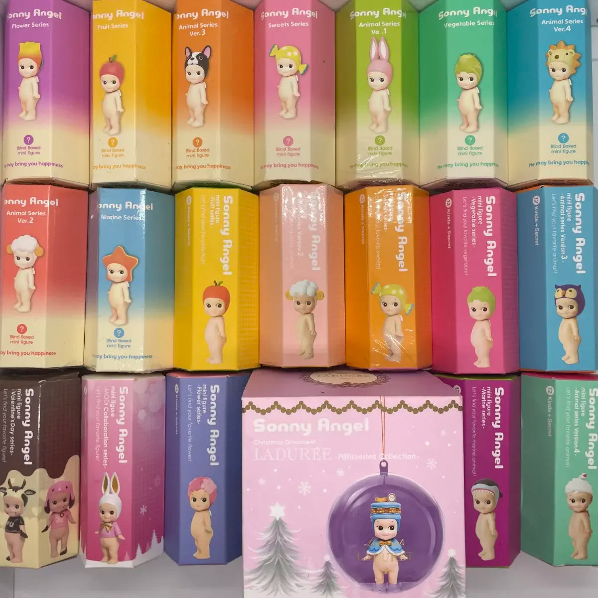 Sonny Angel Random Mystery Box Birthday Cake Halloween Christmas Collection Fashion Play Blind Box Decorative Gifts