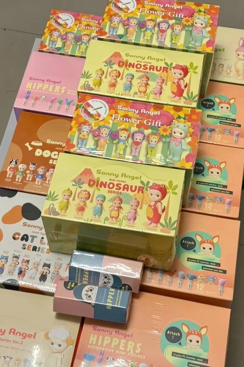 In Stock Original Sonny Angel Hippers Style Series Blind Box Model Limited Collect Dolls Room Decor Birthday Gifts For Children