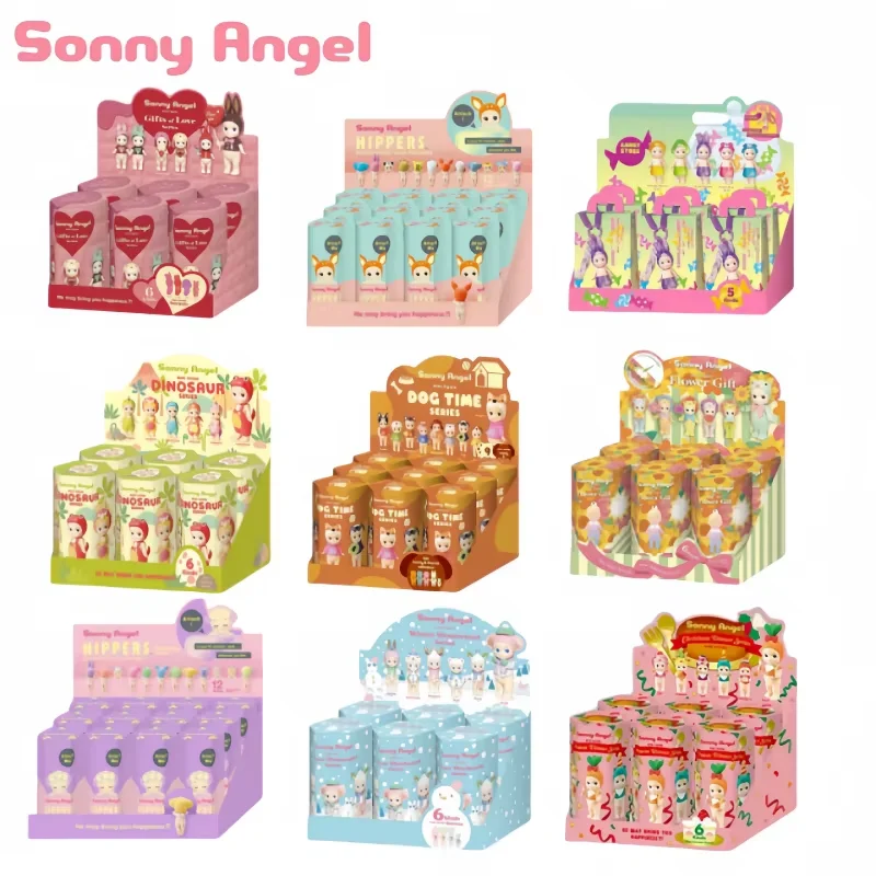 In Stock Original Sonny Angel Hippers Style Series Blind Box Model Limited Collect Dolls Room Decor Birthday Gifts For Children