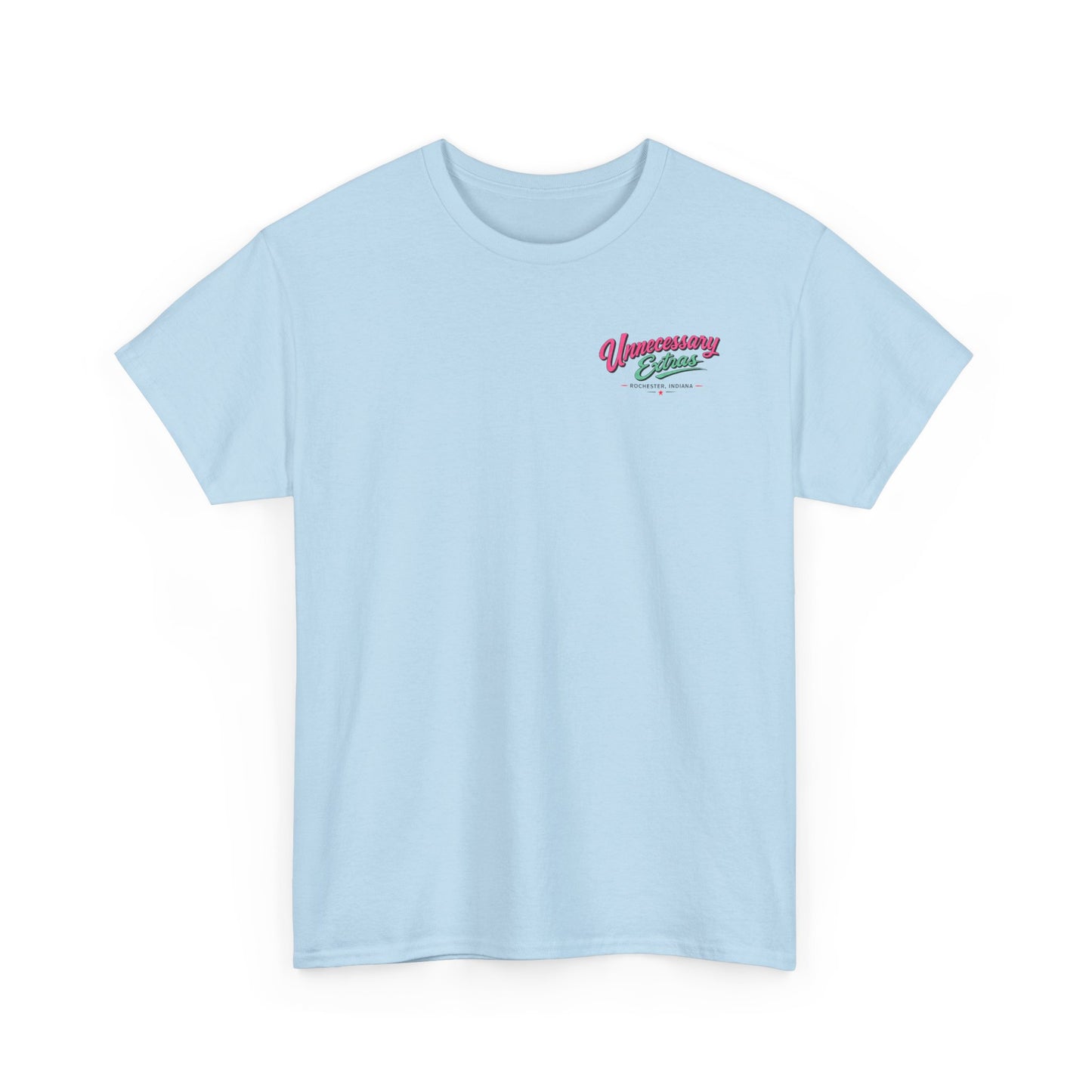 Vintage Truck Tee — "Unnecessary Extras" Graphic Shirt