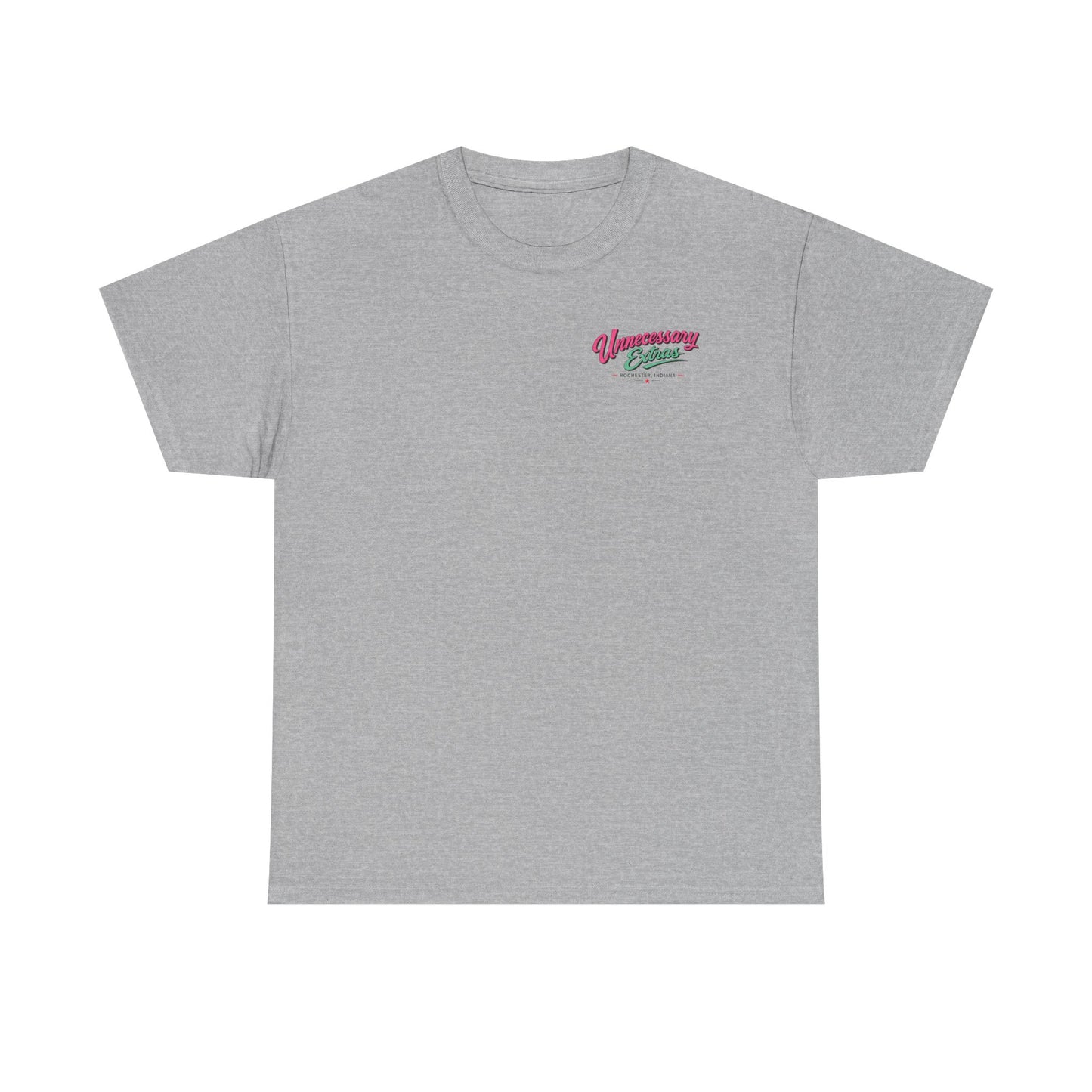 Vintage Truck Tee — "Unnecessary Extras" Graphic Shirt
