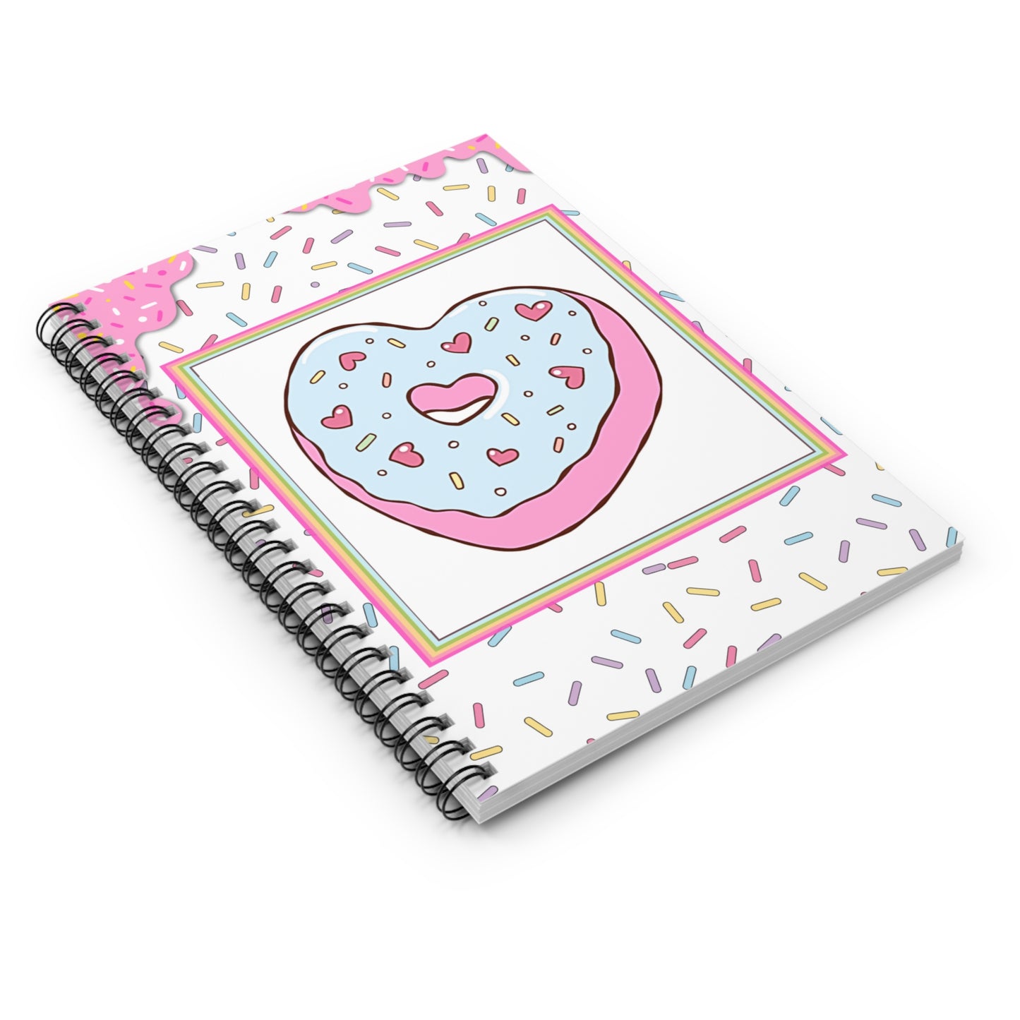 The Heartfelt Donut | Spiral Notebook | Ruled Notebook | Sweet Treats Suite