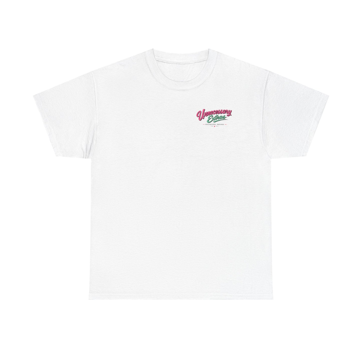 Vintage Truck Tee — "Unnecessary Extras" Graphic Shirt