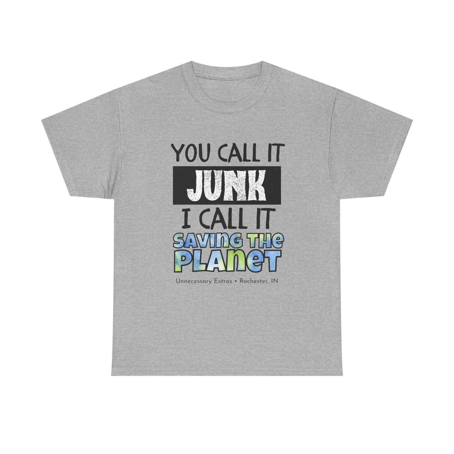 You Call It Junk I Call It Saving the Planet T-Shirt | Thrifting Shirt | Vintage Lover Tee | Antique Shopping Shirt | Sustainable Gift