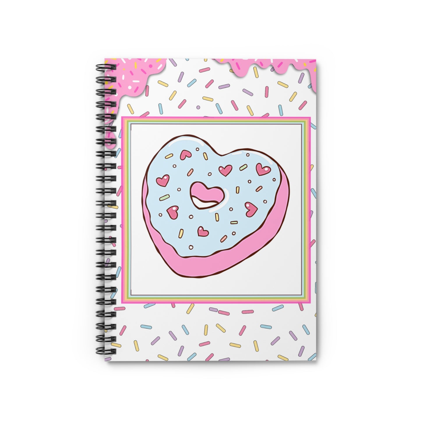 The Heartfelt Donut | Spiral Notebook | Ruled Notebook | Sweet Treats Suite