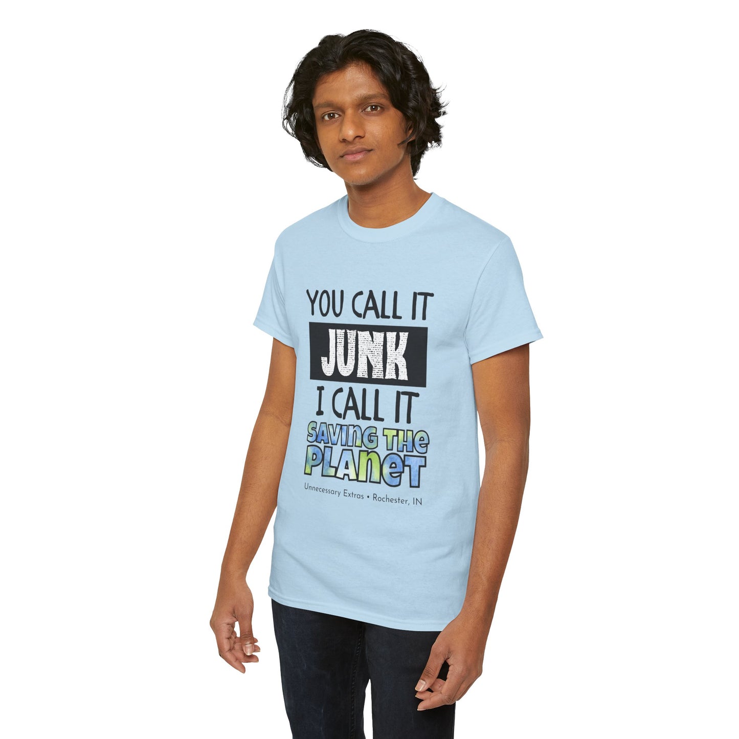 You Call It Junk I Call It Saving the Planet T-Shirt | Thrifting Shirt | Vintage Lover Tee | Antique Shopping Shirt | Sustainable Gift