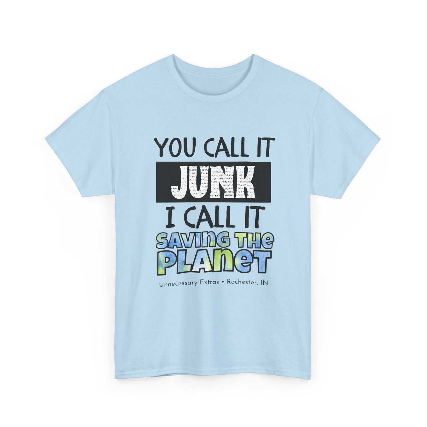 You Call It Junk I Call It Saving the Planet T-Shirt | Thrifting Shirt | Vintage Lover Tee | Antique Shopping Shirt | Sustainable Gift