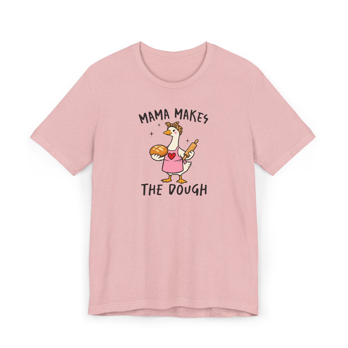 Mama Makes The Dough Shirt | Funny Baking Mom T-Shirt | Baker Mama Tee | Cute Goose Graphic Shirt Gift