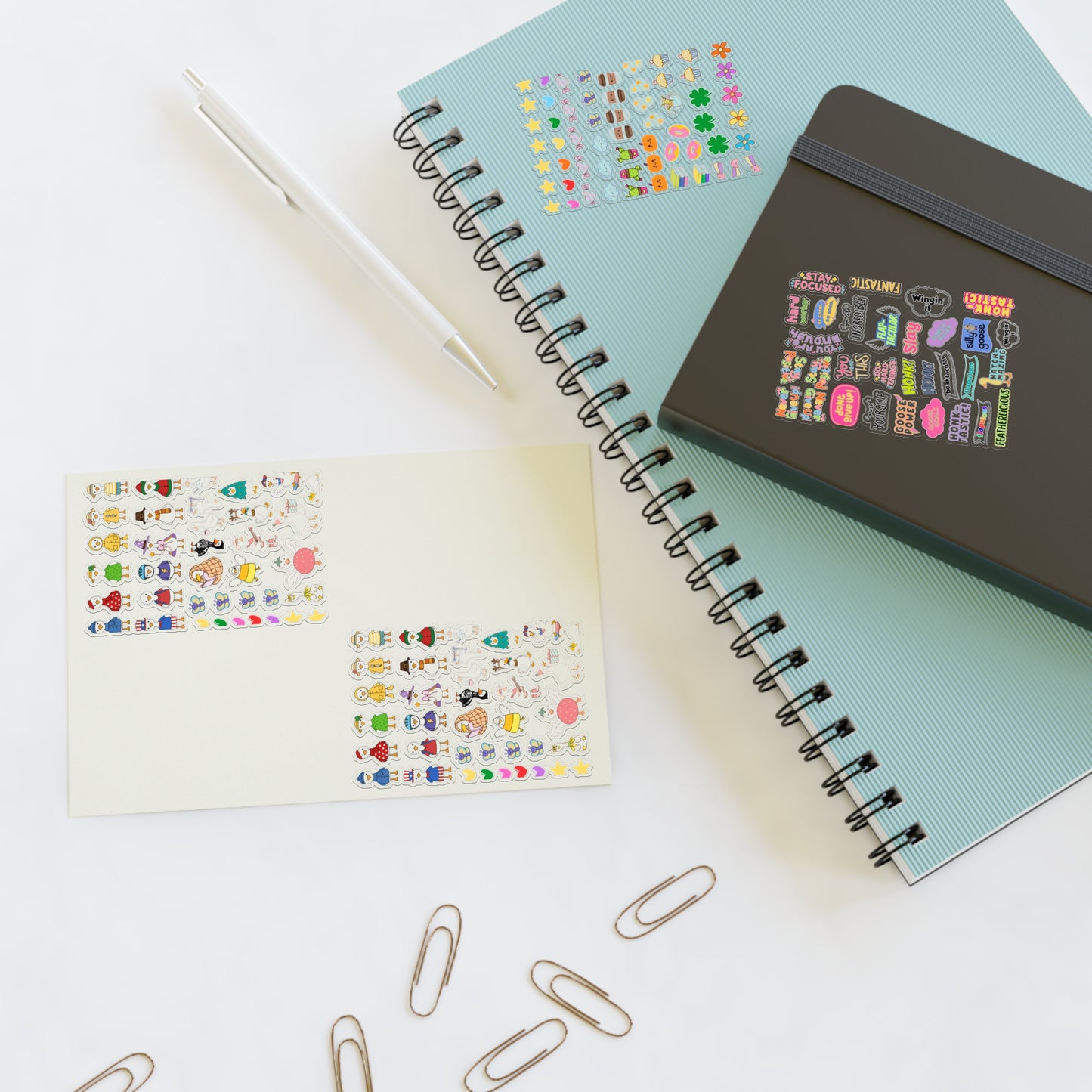 Porch Goose Planner Sticker Sheets | Cute Character & Reminder Stickers