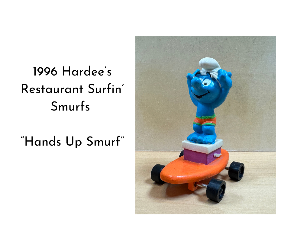 Vintage 1996 Surfin’ Smurfs – Hardee’s Promotional Figures – Choose Your Smurf!