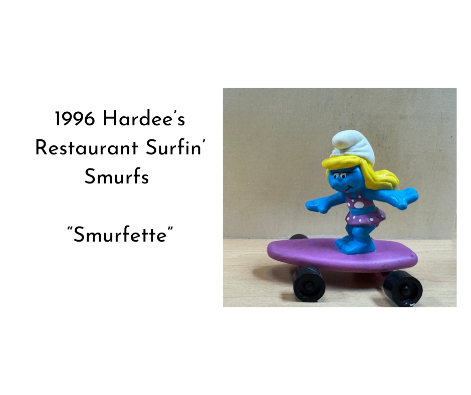 Vintage 1996 Surfin’ Smurfs – Hardee’s Promotional Figures – Choose Your Smurf!