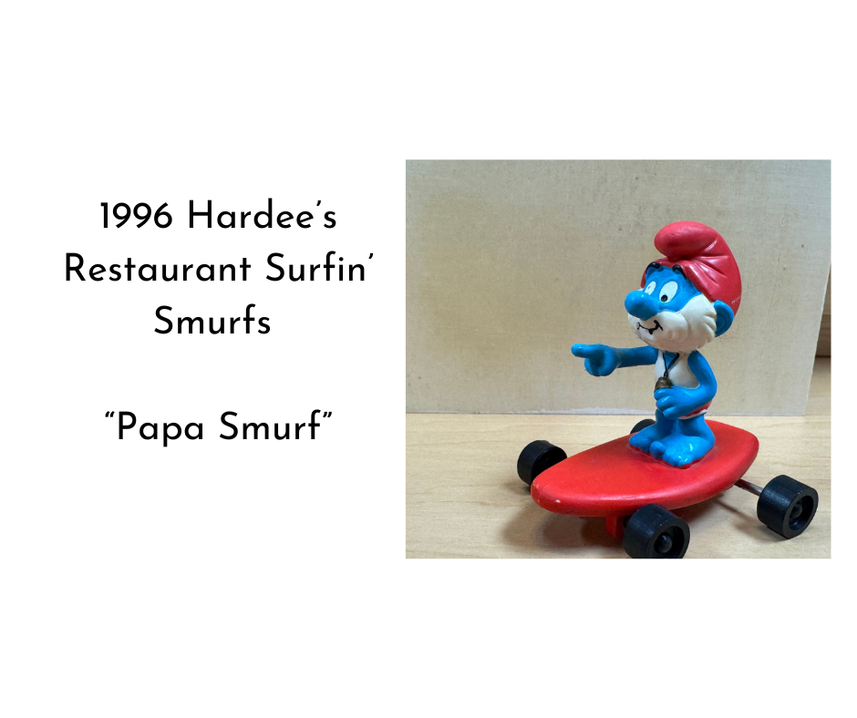 Vintage 1996 Surfin’ Smurfs – Hardee’s Promotional Figures – Choose Your Smurf!