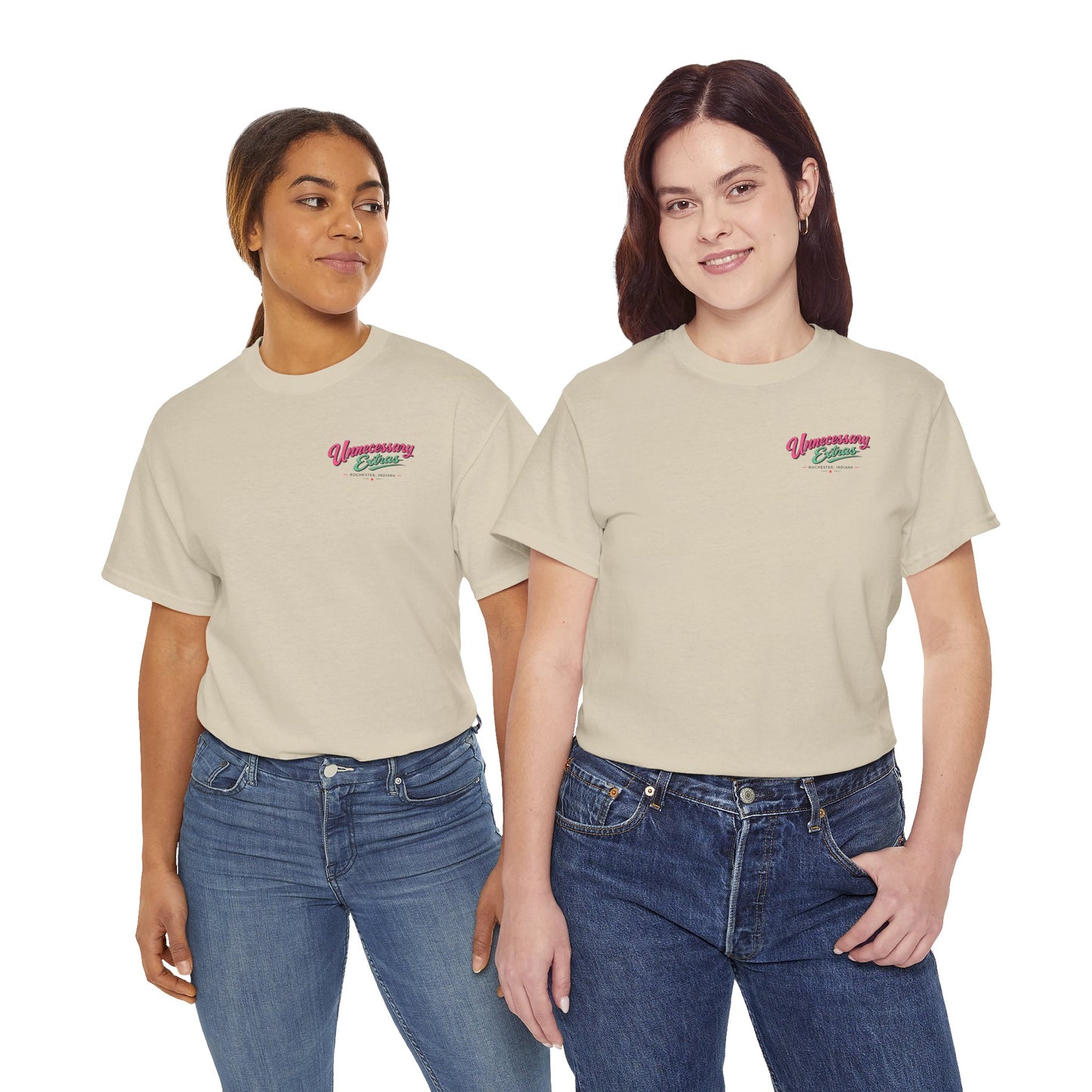 Vintage Truck Tee — "Unnecessary Extras" Graphic Shirt