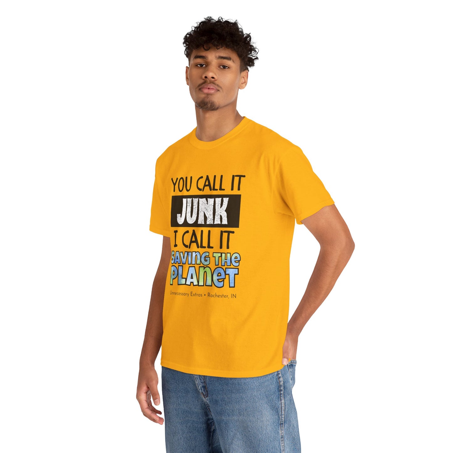 You Call It Junk I Call It Saving the Planet T-Shirt | Thrifting Shirt | Vintage Lover Tee | Antique Shopping Shirt | Sustainable Gift