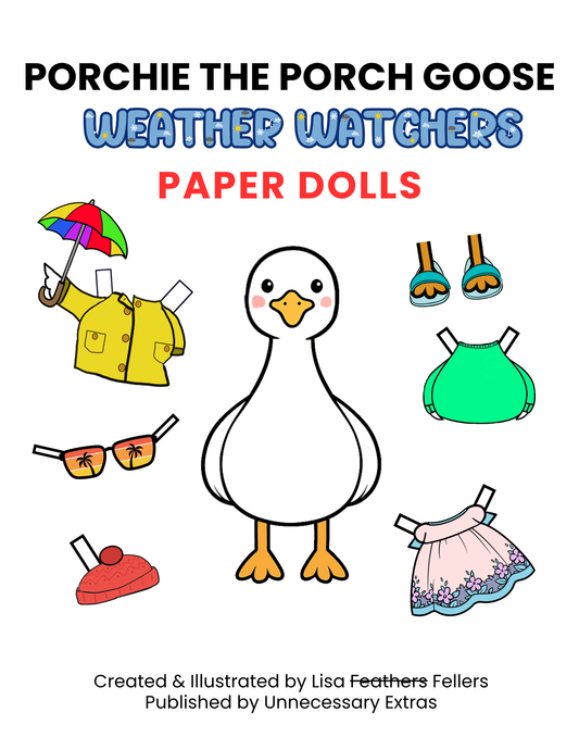Porchie Paper Dolls: Weather Watchers Pack-Digital Download