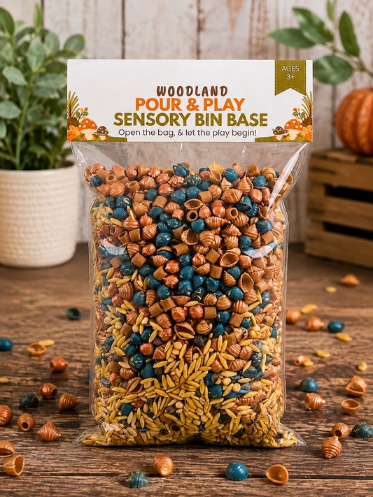 Woodland Sensory Mix | Pour & Play Sensory Bin Base