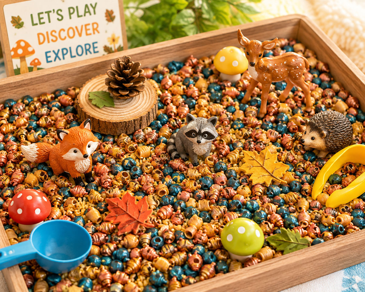 Woodland Sensory Mix | Pour & Play Sensory Bin Base