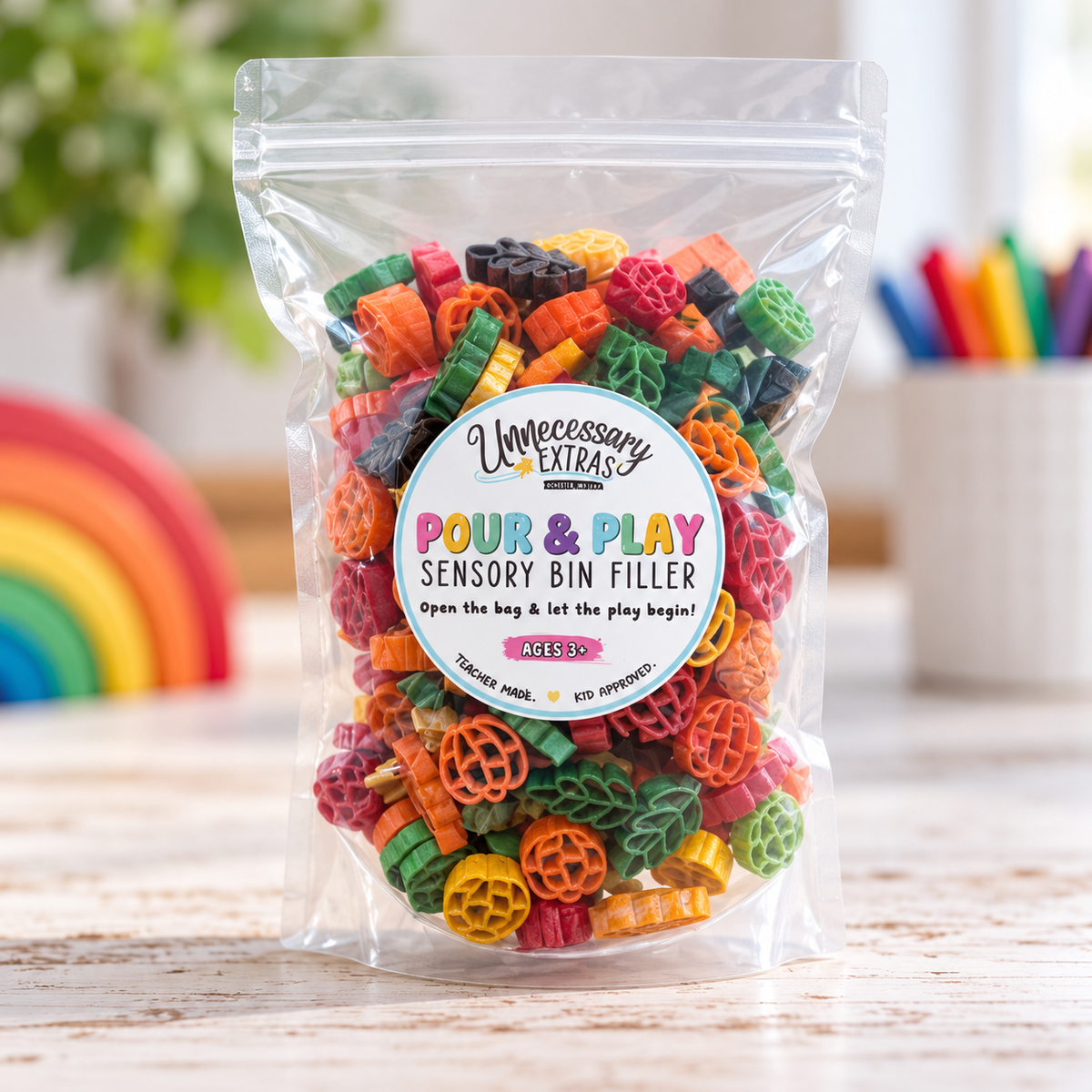Fall-a-Palooza Sensory Base | Pour & Play Sensory Bin Base