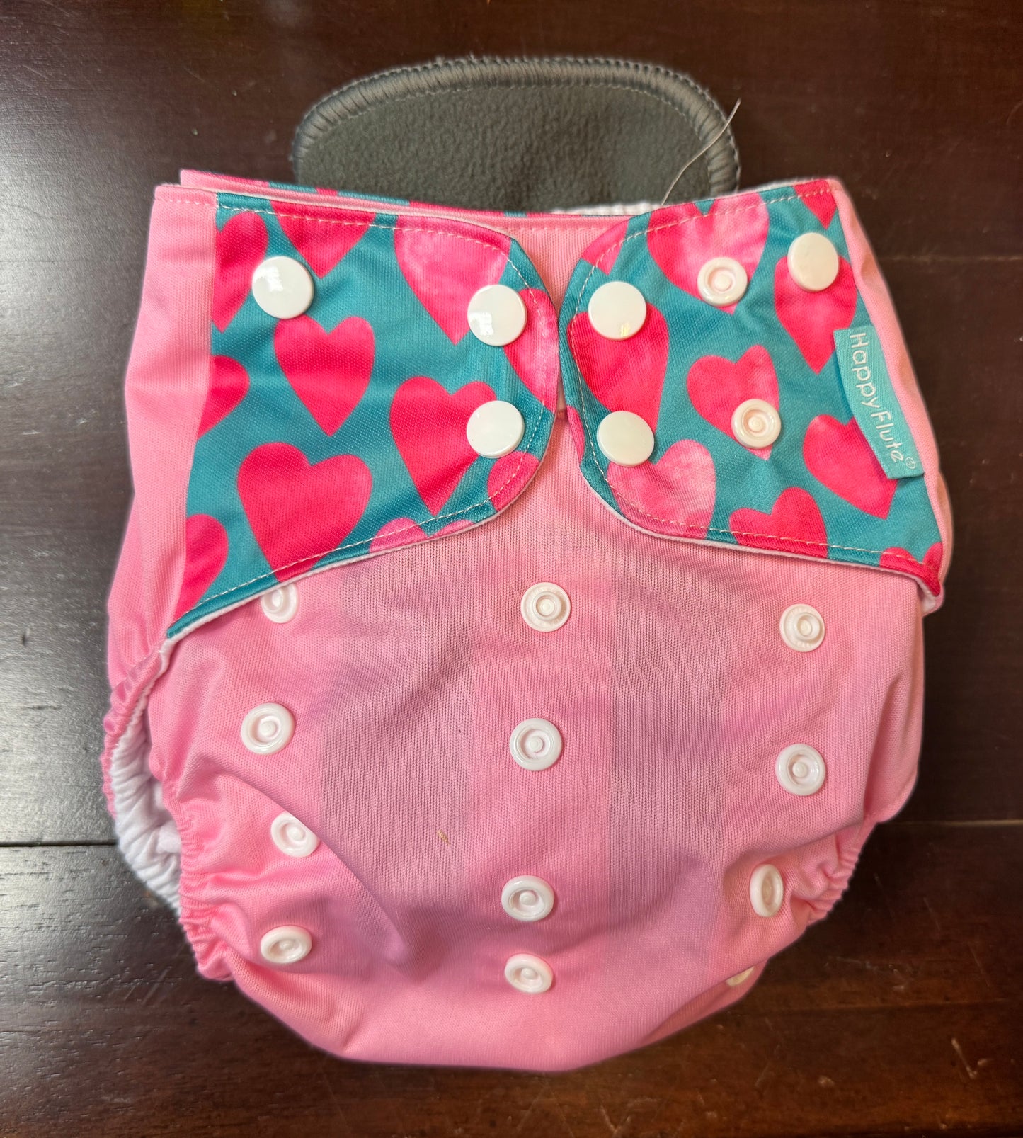 Reusable Pocket Diaper – Adjustable Fit with Insert (Microfiber or Charcoal Bamboo)