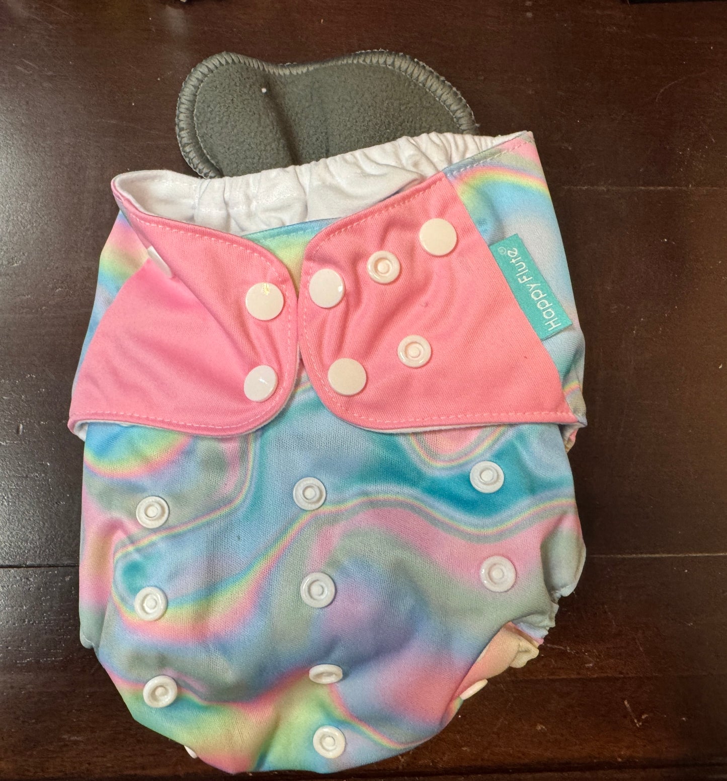 Reusable Pocket Diaper – Adjustable Fit with Insert (Microfiber or Charcoal Bamboo)