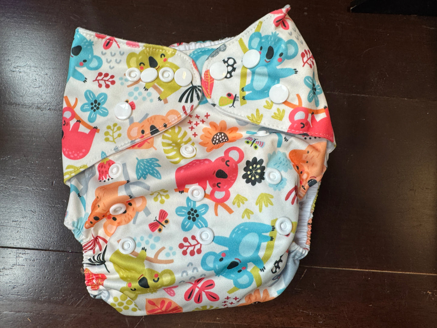Reusable Pocket Diaper – Adjustable Fit with Insert (Microfiber or Charcoal Bamboo)