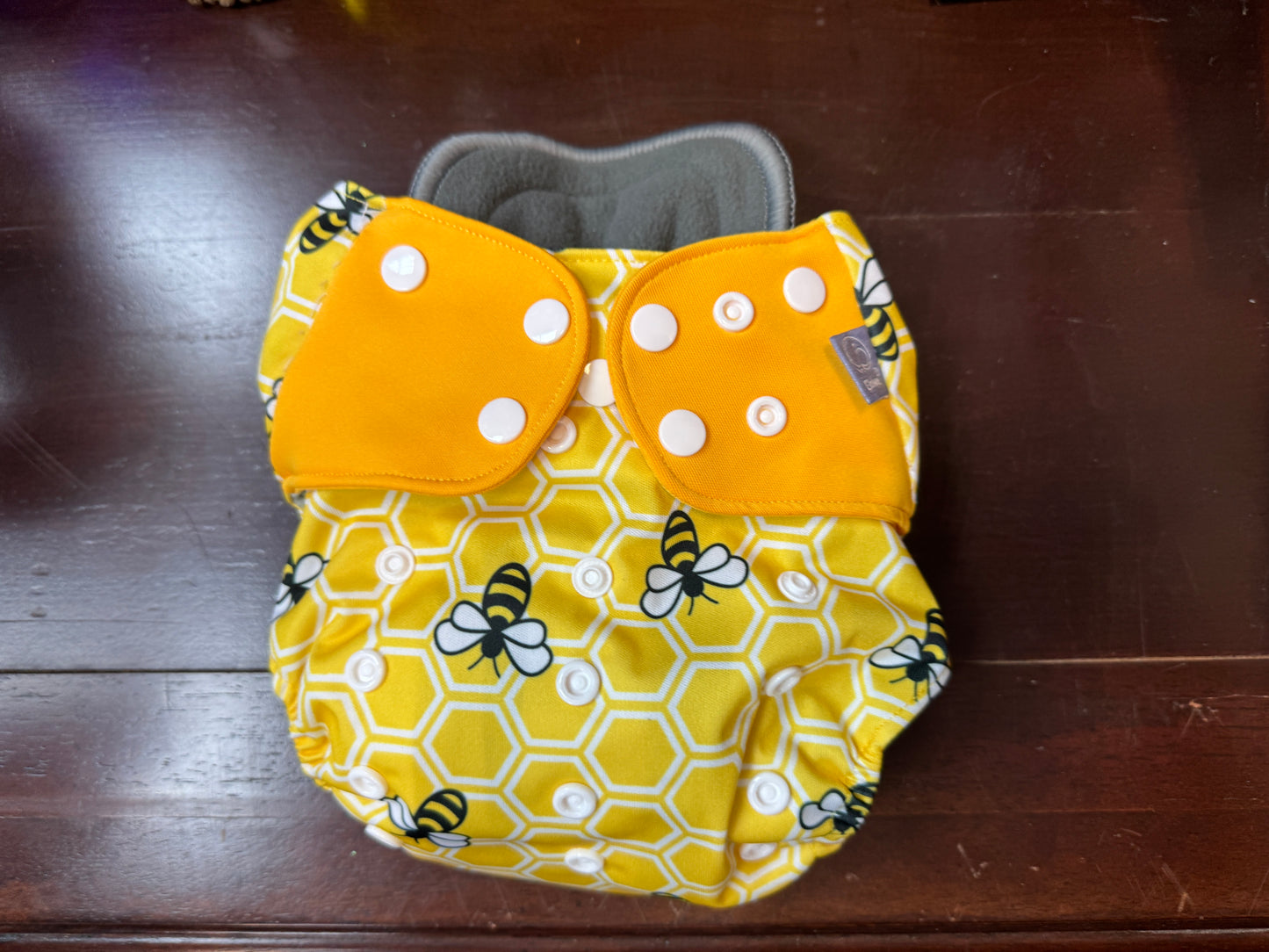 Reusable Pocket Diaper – Adjustable Fit with Insert (Microfiber or Charcoal Bamboo)