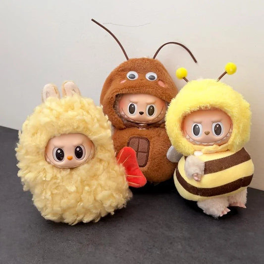Labubu is suitable for 17cm dolls, shrimp, bees, cute outfits, doll accessories (excluding dolls)