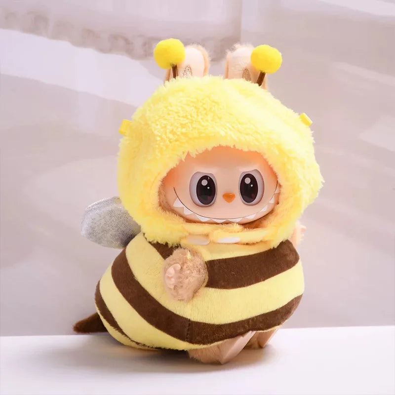 Labubu is suitable for 17cm dolls, shrimp, bees, cute outfits, doll accessories (excluding dolls)