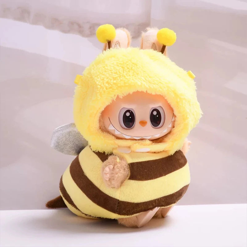 Labubu is suitable for 17cm dolls, shrimp, bees, cute outfits, doll accessories (excluding dolls)